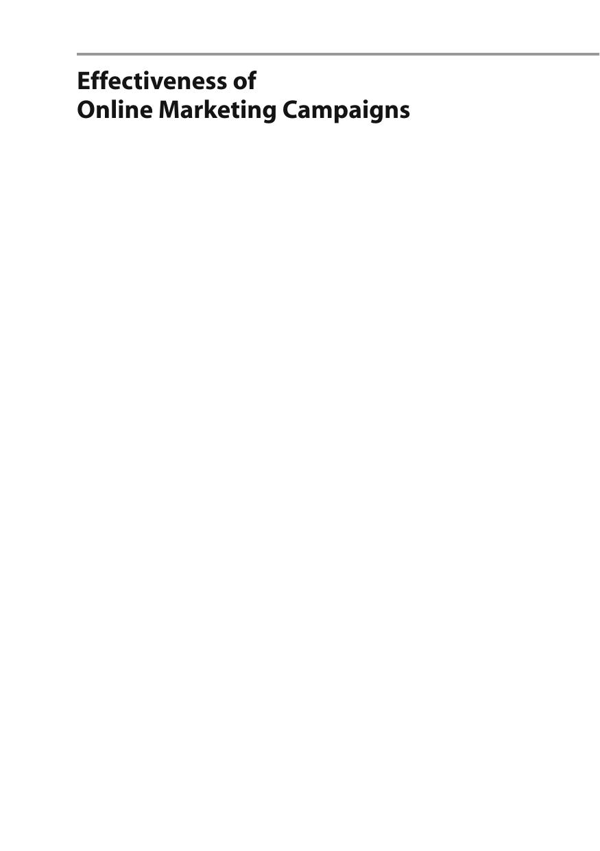 Sebastian Klapdor (auth.) Effectiveness of Online Marketing Campaigns An Investigation into Online Multichannel and Search Engine Advertising 2013