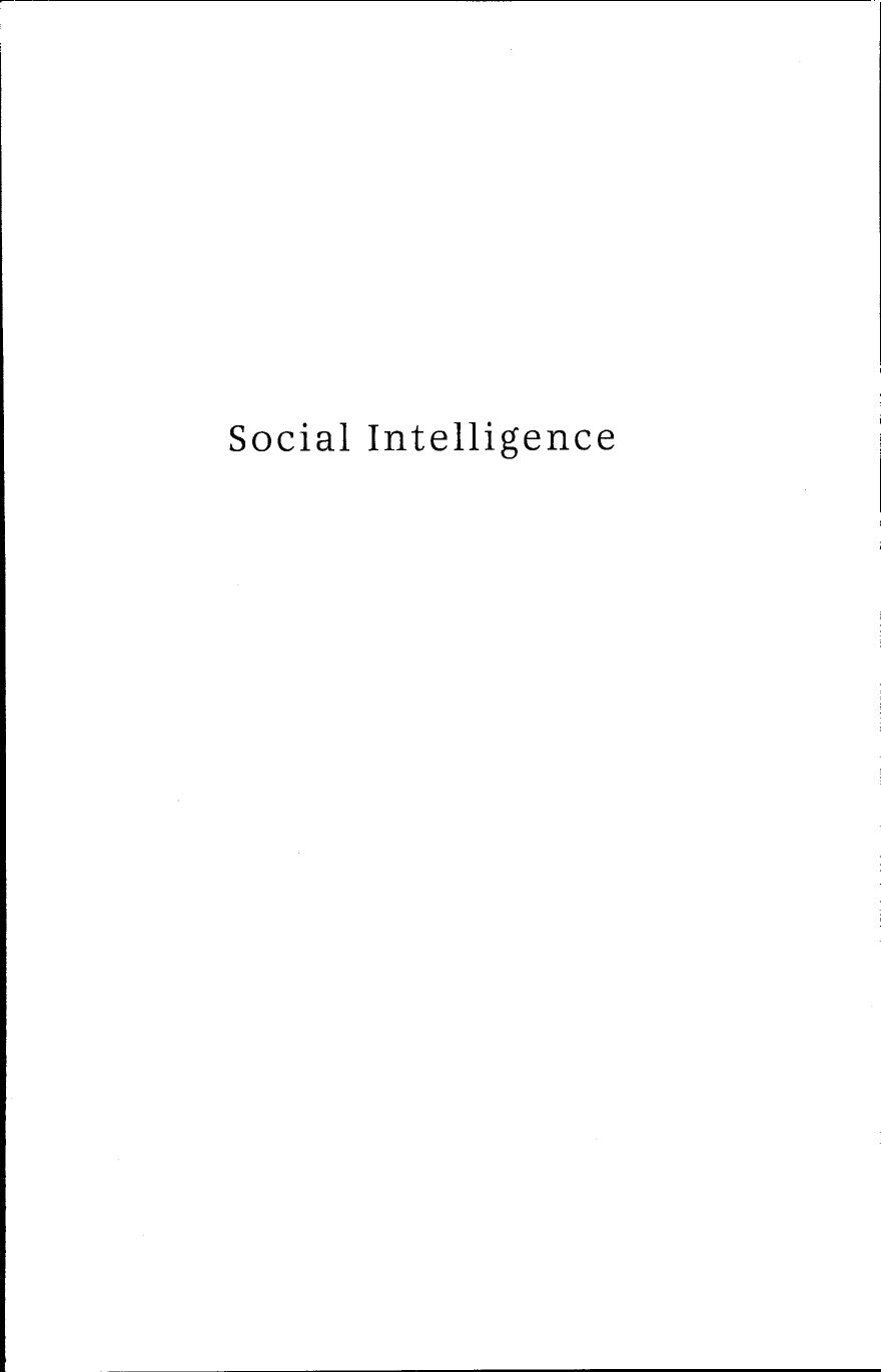 Daniel Goleman Social Intelligence The New Science of Human Relationships 2006