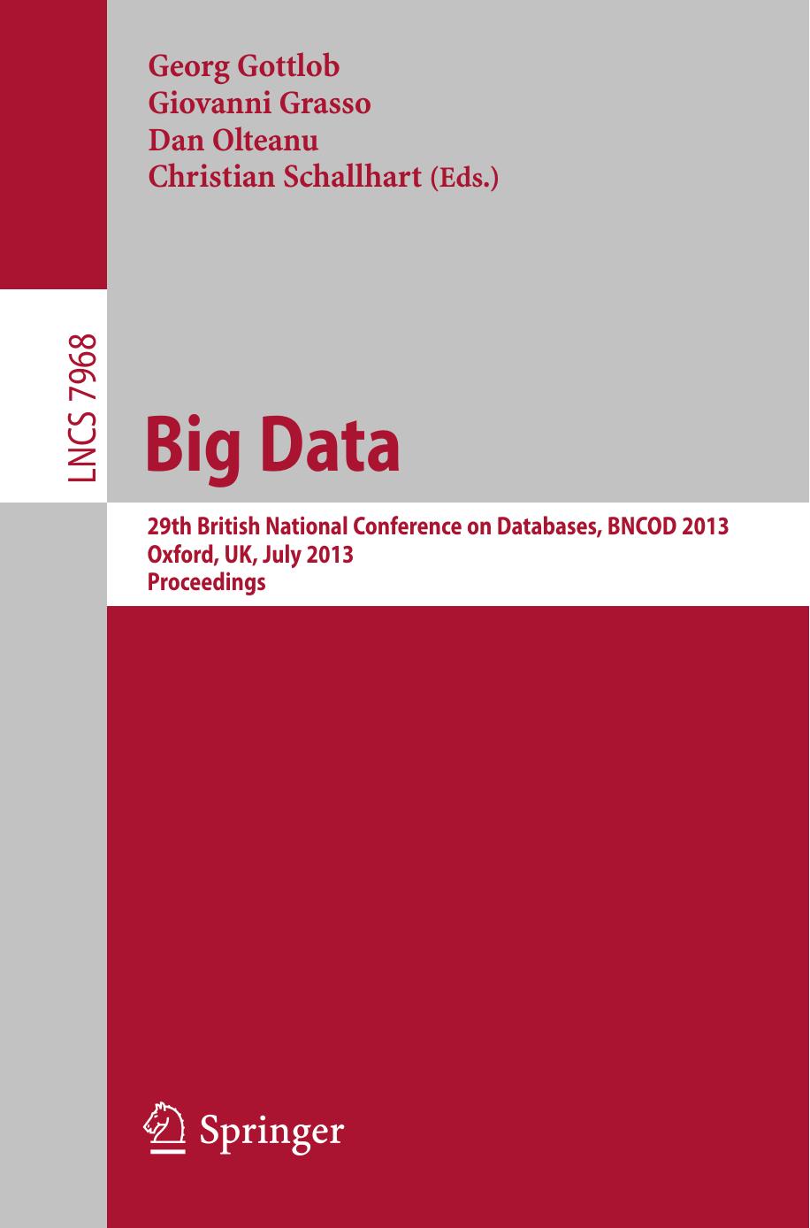 LNCS 7968 - Big Data