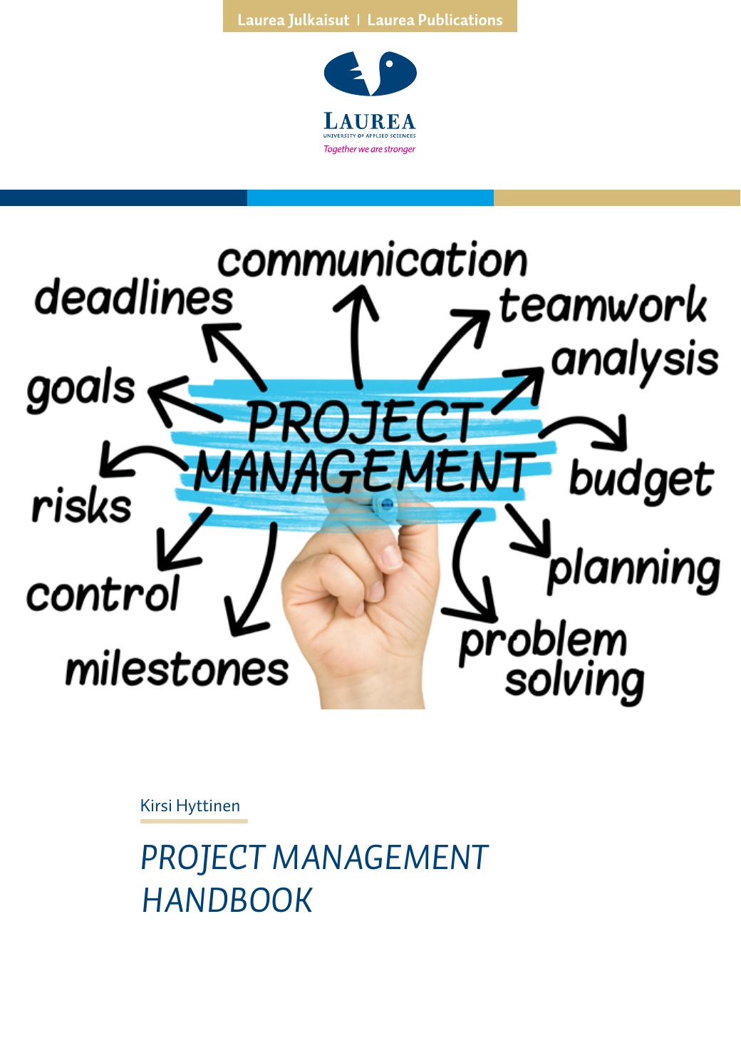 PROJECT MANAGEMENT Hand Book