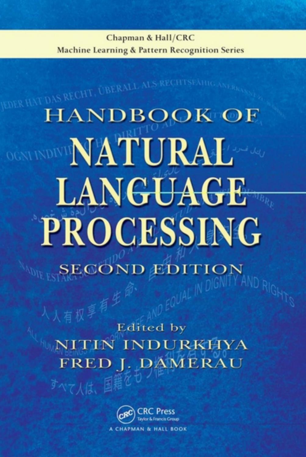 Handbook of Natural Language Processing 2nd edition 2010