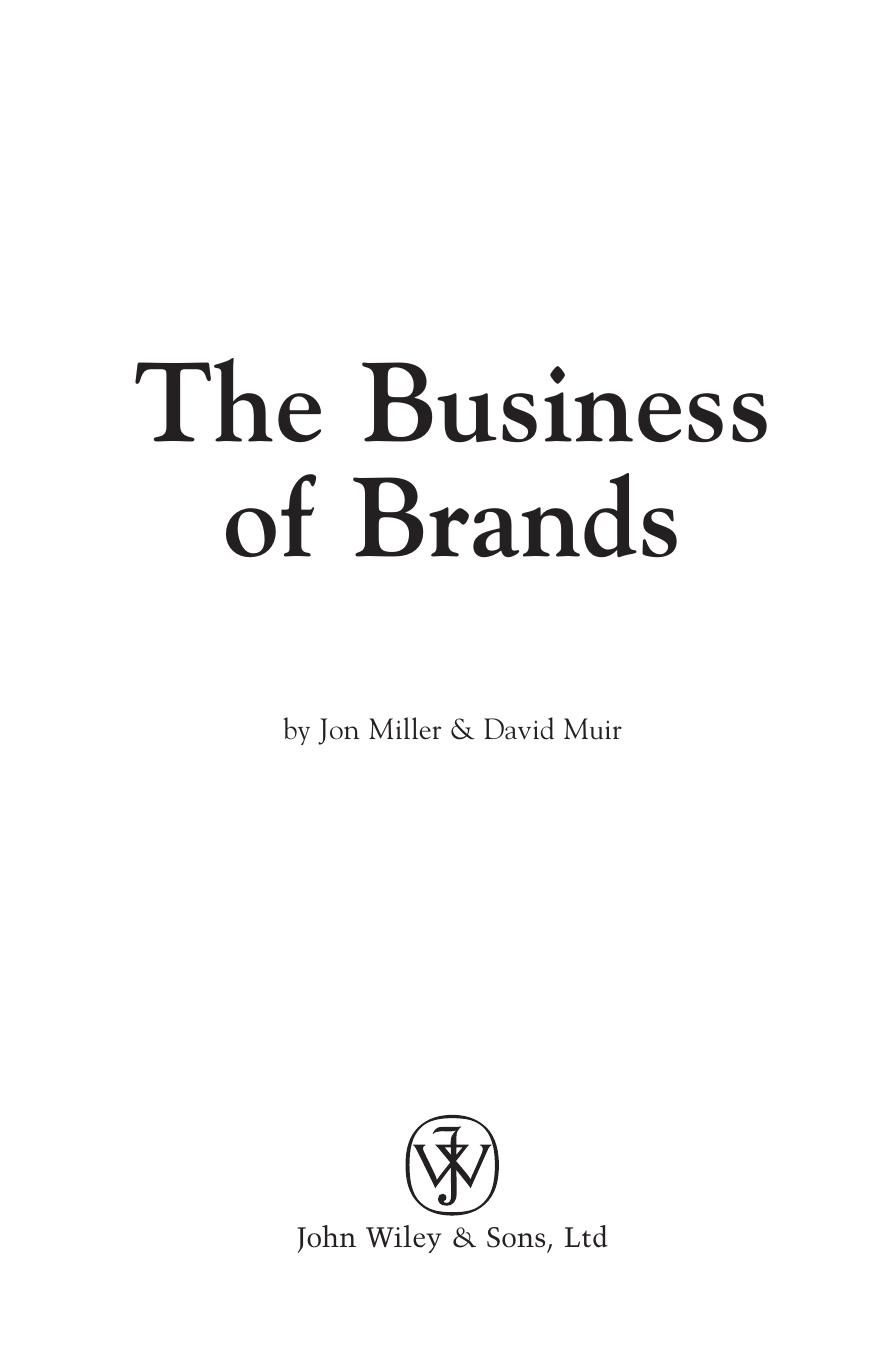 The Business of Brands